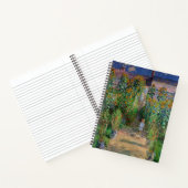 モネの庭 ヴェトゥイユ 印象派の花の絵画 ノートブック (内部)