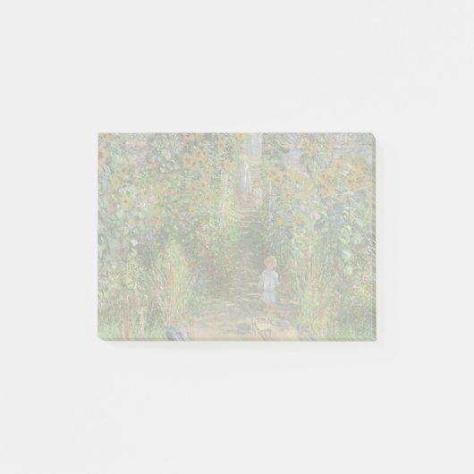 モネの庭 ヴェトゥイユ 印象派の花の絵画 ポストイット (正面)