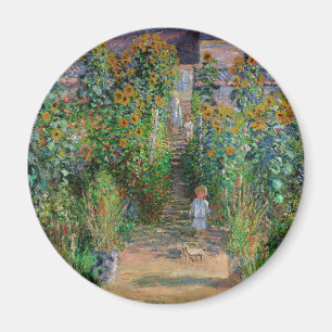 モネの庭 ヴェトゥイユ 印象派の花の絵画 マグネット