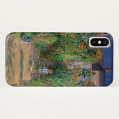 モネの庭 ヴェトゥイユ 印象派の花の絵画 Case-Mate iPhoneケース (裏面(横))