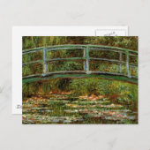 モネの日本橋、ジヴェルニー ポストカード (正面/裏面)
