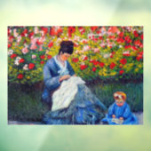 モネの母と子供の庭 ウィンドウサイン (シート3)