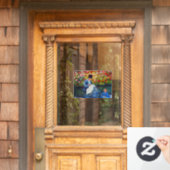 モネの母と子供の庭 ウィンドウサイン (ホームデコレーション)