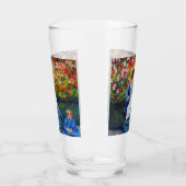 モネの母と子供の庭 タンブラーグラス (左)