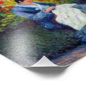 モネの母と子供の庭 フォトプリント            (角)