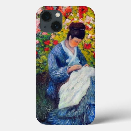 モネの母と子供の庭 Case-Mate iPhoneケース (裏面)