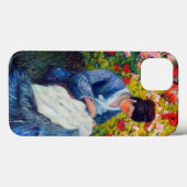 モネの母と子供の庭 Case-Mate iPhoneケース (裏面 (横))