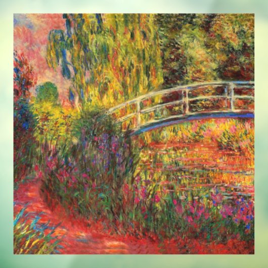 モネの水ゆり池と水の虹彩 ウィンドウサイン (シート3)