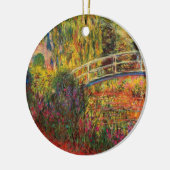 モネの水ゆり池と水の虹彩 セラミックオーナメント (左)