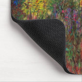 モネの水ゆり池と水の虹彩 マウスパッド (コーナー)