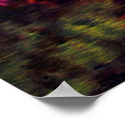 モネの池の色 ポスター (角)