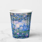 モネの睡蓮がミックスとマッチ 紙コップ (正面)