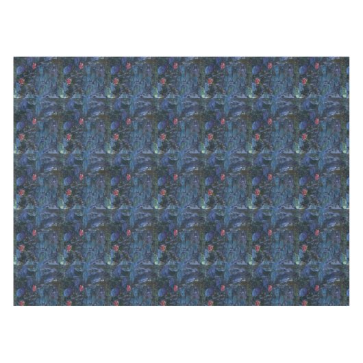 モネの睡蓮と柳の反射 テーブルクロス (正面(横))