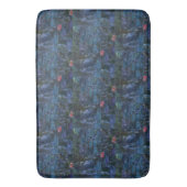 モネの睡蓮と柳の反射 バスマット (正面縦)