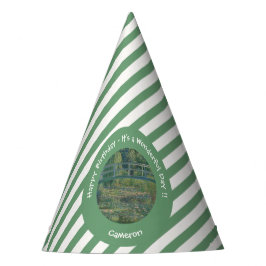 モネの睡蓮の池と足橋のパーティー パーティーハット