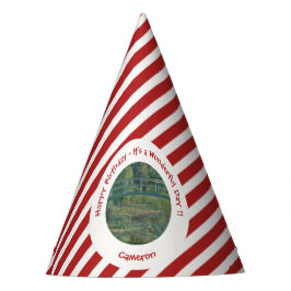 モネの睡蓮の池と足橋のパーティー パーティーハット