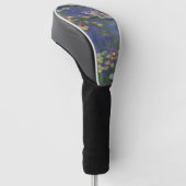 モネの睡蓮傑作絵画 ゴルフヘッドカバー (アングル)