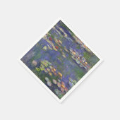 モネの睡蓮傑作絵画 スタンダードカクテルナプキン (角)