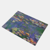 モネの睡蓮傑作絵画 ドアマット (アングル)