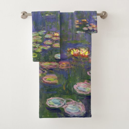 モネの睡蓮傑作絵画 バスタオルセット (インサイチュ)