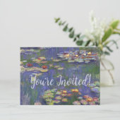 モネの睡蓮傑作絵画 招待状 (スタンド正面)