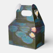 モネの睡蓮池の水面に浮かぶ睡蓮の絵 フェイバーボックス (裏面サイド)