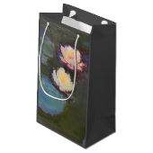 モネの睡蓮池の絵 スモールペーパーバッグ (裏面アングル)