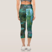 モネの睡蓮 カプリレギンス (裏面)