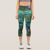 モネの睡蓮 カプリレギンス (正面)