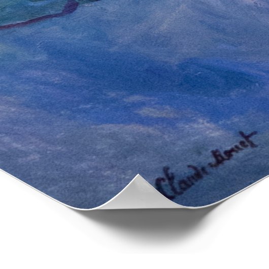 モネの睡蓮 ポスター (角)