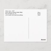 モネの睡蓮 ポストカード (裏面)