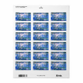 モネの睡蓮 ラベル (フルシート)