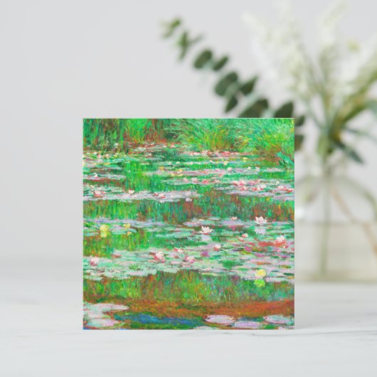 モネの睡蓮 招待状 (スタンド正面)
