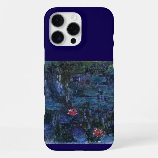 モネの睡蓮 iPhoneケース (裏面)