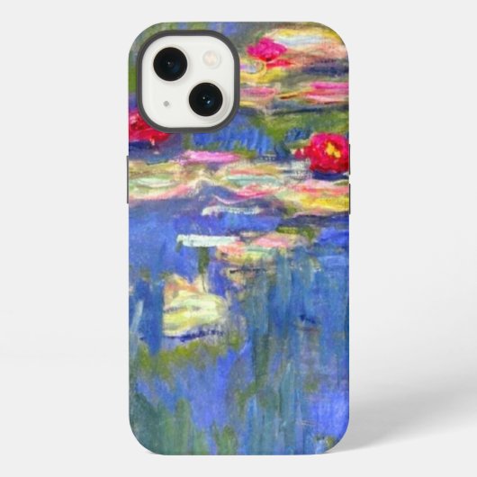 モネの睡蓮 iPhoneケース (裏面)