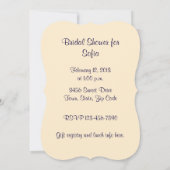 モネの芍薬の花瓶 結婚前祝賀会 招待状 (裏面)