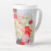 モネの芍薬 カフェラテマグ (右アングル)