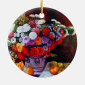 モネの花と果実 セラミックオーナメント (裏面)