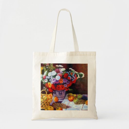 モネの花と果実 トートバッグ (正面)