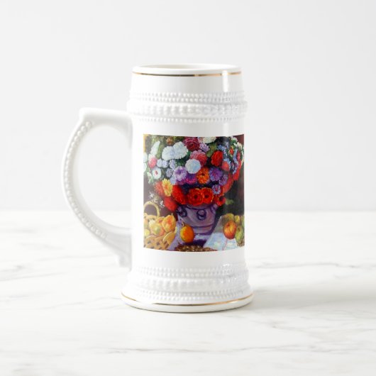 モネの花と果実 ビールジョッキ (左)