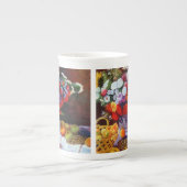 モネの花と果実 ボーンチャイナマグカップ (正面)
