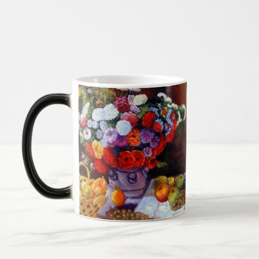 モネの花と果実 モーフィングマグカップ (左)