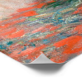 モネの花束ひまわり ポスター (角)