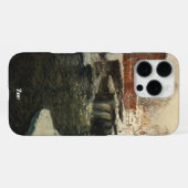 モネの風景パーソナライズ iPhoneケース (裏面横)