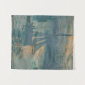 モネの「海上のサンライズ」印象派絵画 タペストリー (正面(横))