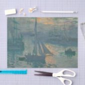モネの「海上のサンライズ」印象派絵画 薄葉紙 (クラフト)