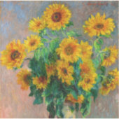 モネひまわり シール (正面)