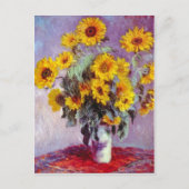 モネひまわり ポストカード (正面)