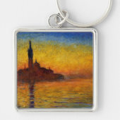 モネアートヴェニス印象派絵画の キーホルダー (正面)