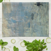 モネインプレッションサンライズソレイユレヴァ絵画ント キッチンタオル (折り畳み)